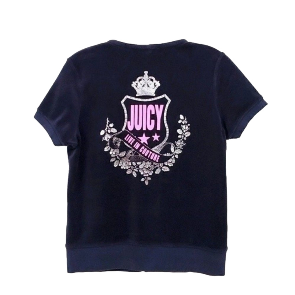 JUICY COUTURE Black Label Robertson Velour Jacket - Picture 1 of 10